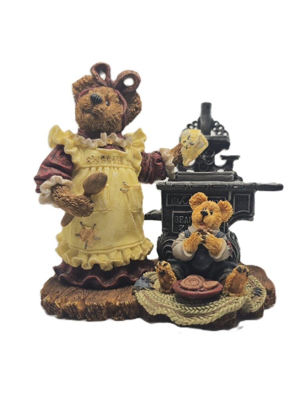 Boyds Bears Aunt Becky w/Zack Qlty Cntrl 7E-3601 #228326 2000 Vintage Bearstone